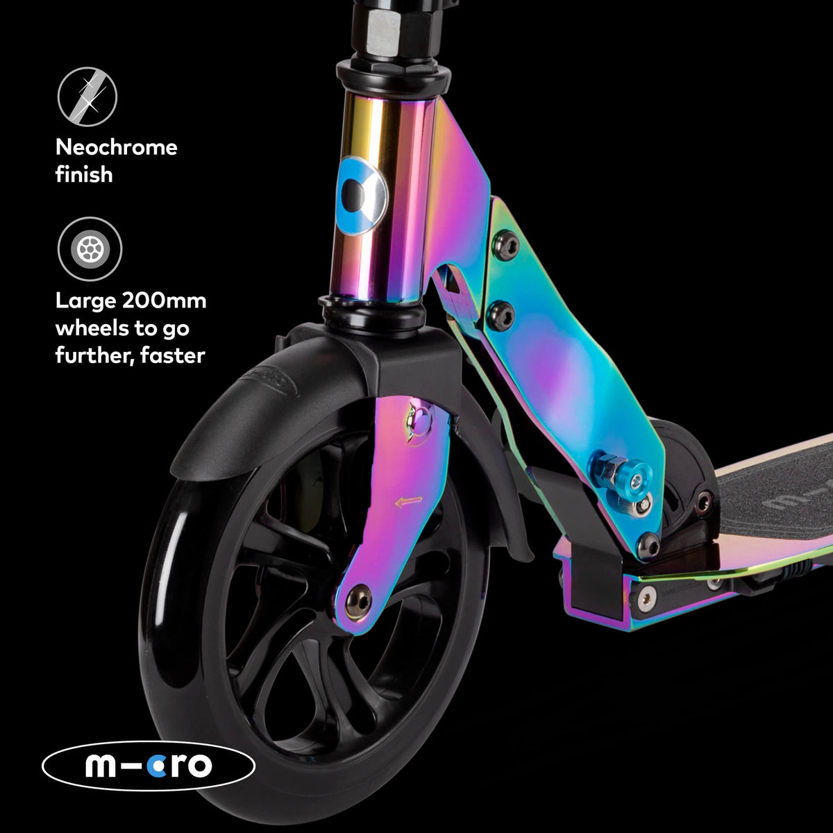 MICRO-Classic Low Deck Scooter Large Wheels: Neochrome – Krazy