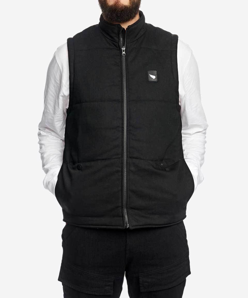 SA1NT - Twill Vest - Black
