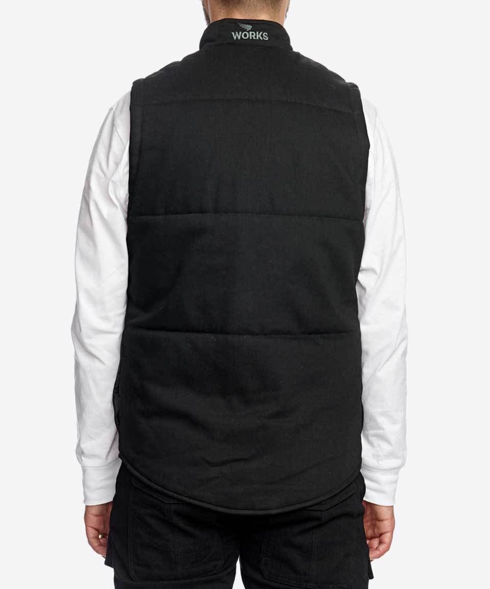 SA1NT - Twill Vest - Black