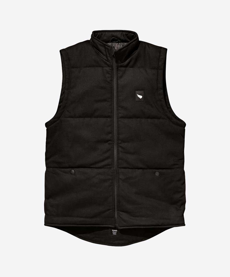 SA1NT - Twill Vest - Black