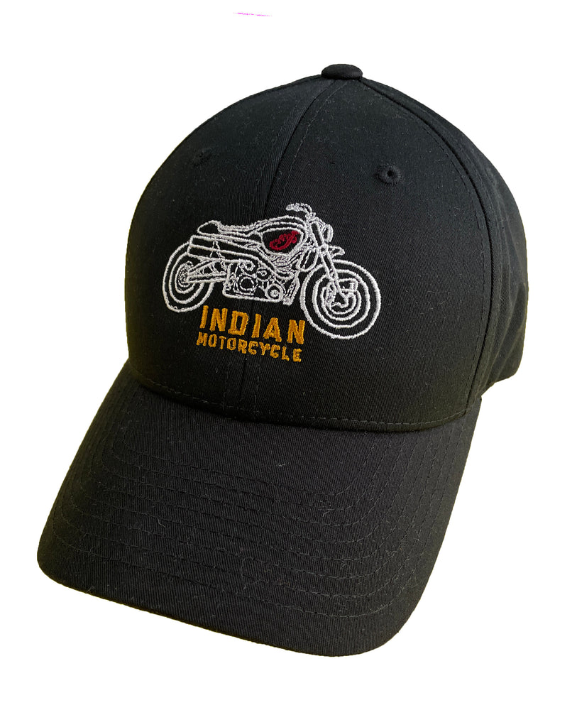 Indian Motorcycle- Cheetah x Sideburn Cap