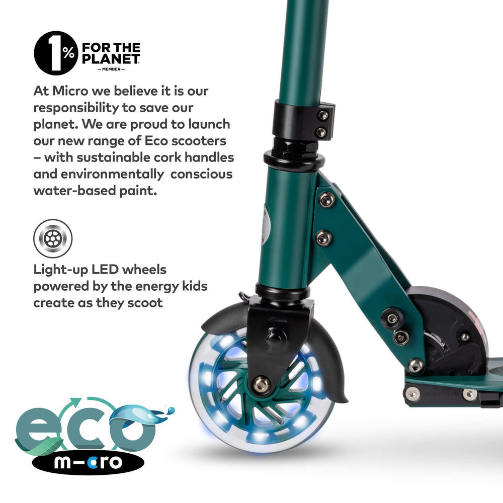 
                  
                    MICRO- Sprite Scooter Light up wheels and recycled materials-Green
                  
                