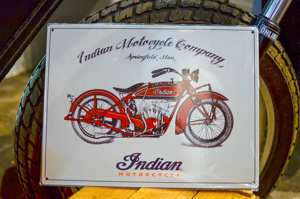 Indian Motorcycle - Scout Anniversary Sign