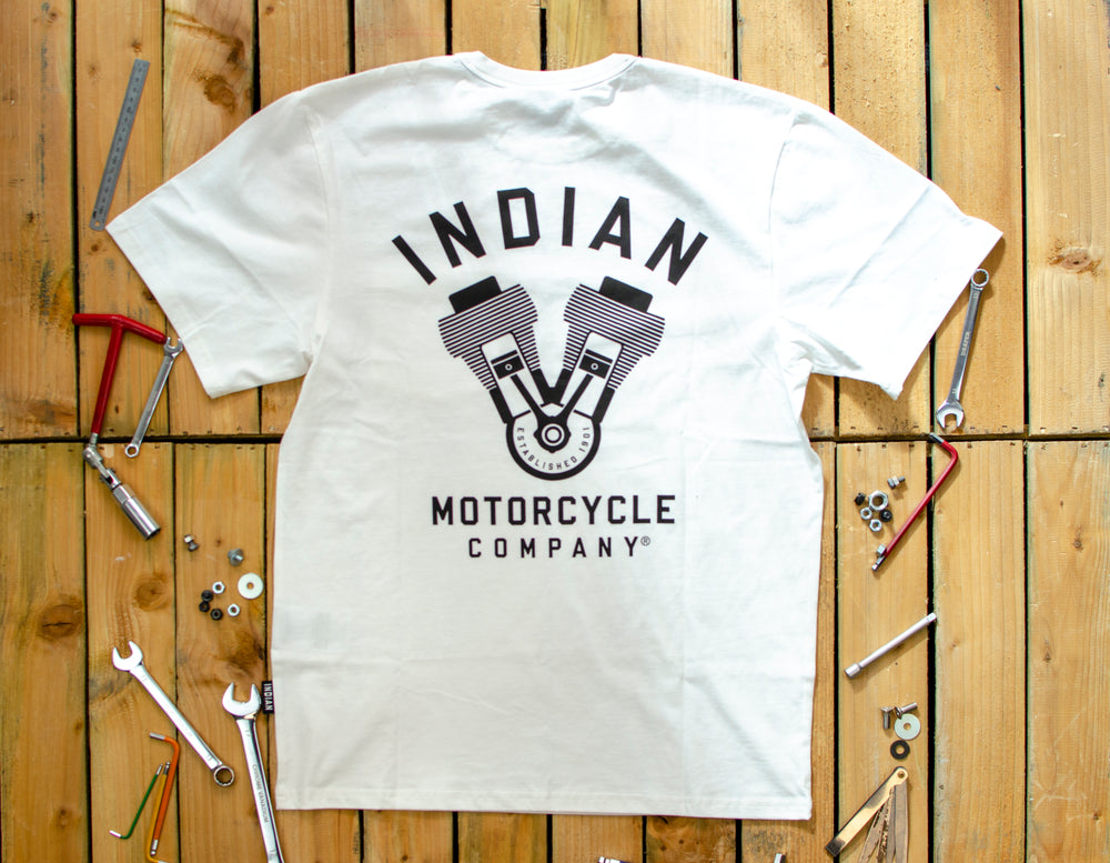 
                  
                    Indian Motorcycle - MW WT V-Twin Engine Tee
                  
                