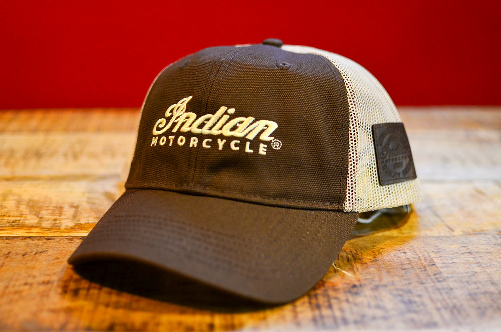 Indian Motorcycle - Script Trucker Hat BN