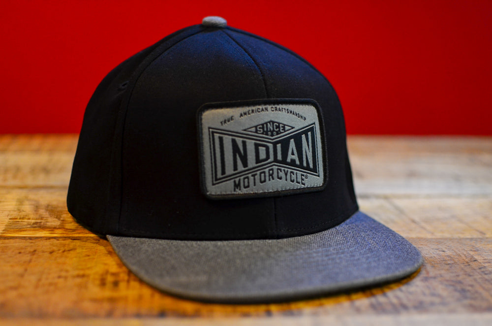 Indian Motorcycle - Mirror Patch Cap Black