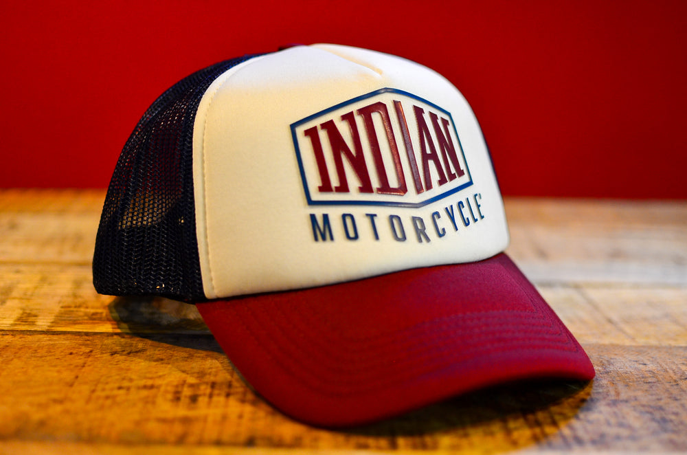 Indian Motorcycle - Shield Logo Trucker Hat - Multi