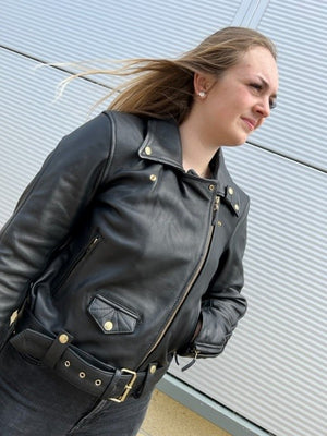 
                  
                    Eudoxie - Leather Amy Jacket
                  
                